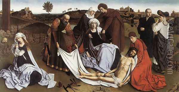 The Lamentation 1455-60 Oil Painting - Petrus Christus