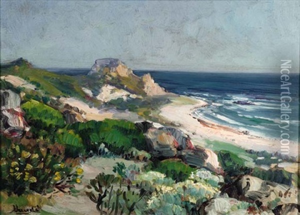 Kleinmond Seascape Oil Painting - Pieter Hugo Naude