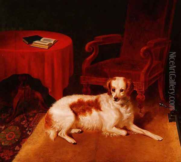 Waiting for the Master Oil Painting - Thomas W. King