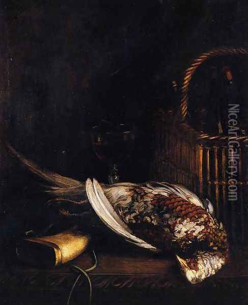 Still Life With Pheasant Oil Painting - Claude Oscar Monet