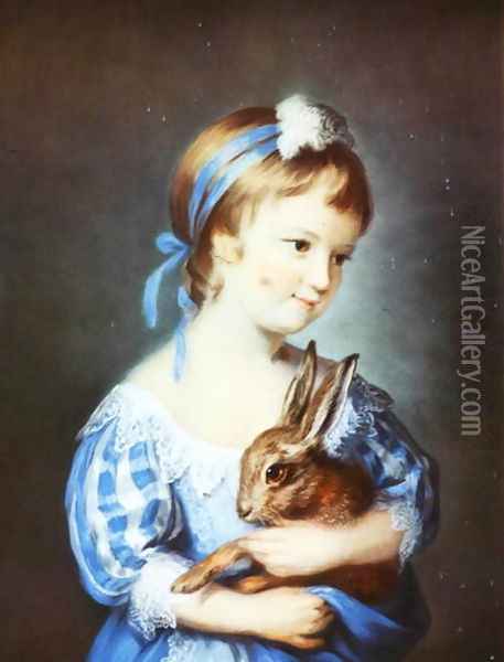 Hon. Henrietta Rice Oil Painting - John Russell