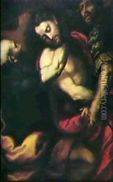 Jesu Dornenkronung Oil Painting - Melchiorre Gherardini
