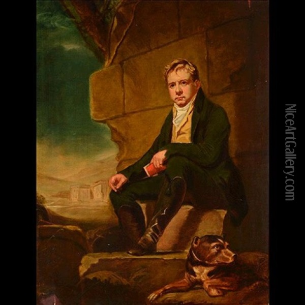 Sir Walter Scott As A Young Man Oil Painting - Sir Henry Raeburn