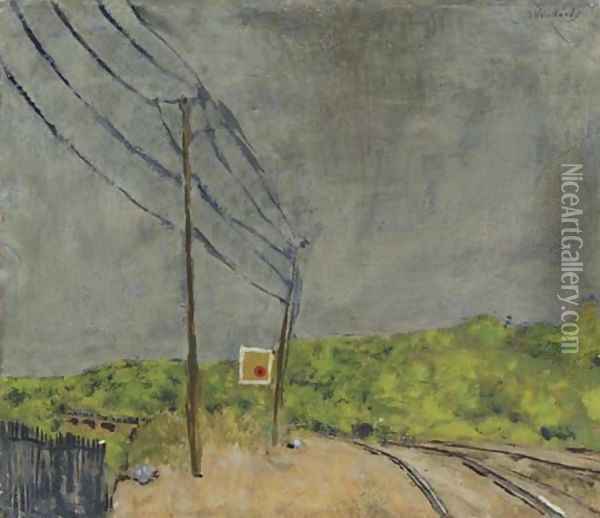Le petit train à Conflans-Sainte-Honorine Oil Painting - Jean-Edouard Vuillard