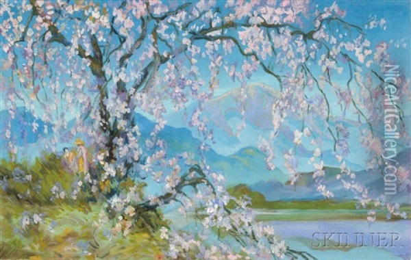 Springtime Oil Painting - William Penhallow Henderson
