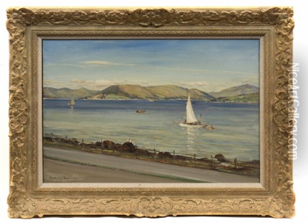 September, Firth Of Clyde Oil Painting - Patrick Downie