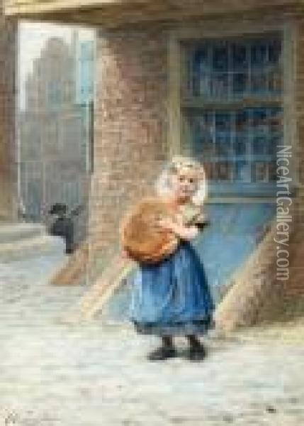 Zeelandish Girl Oil Painting - Otto Eerelman