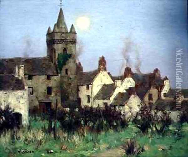The Tolbooth Kircudbright Oil Painting - David Gauld