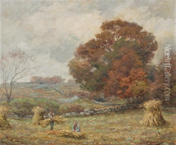 Fall Harvest Oil Painting - Fred Winthrop Ramsdell
