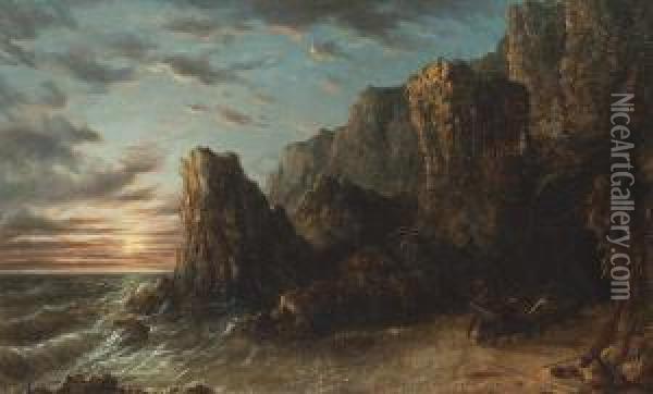 View Of Cape Woolamai Oil Painting - Eugene von Guerard