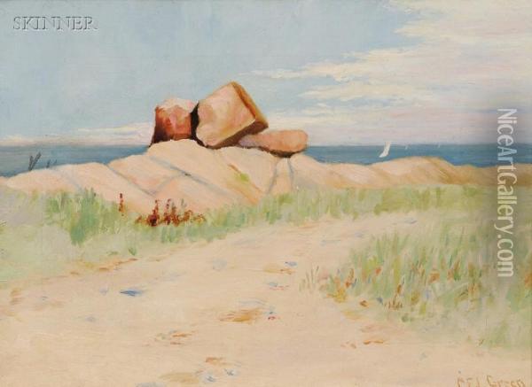 Beach View Oil Painting - Charles Edwin Lewis Green