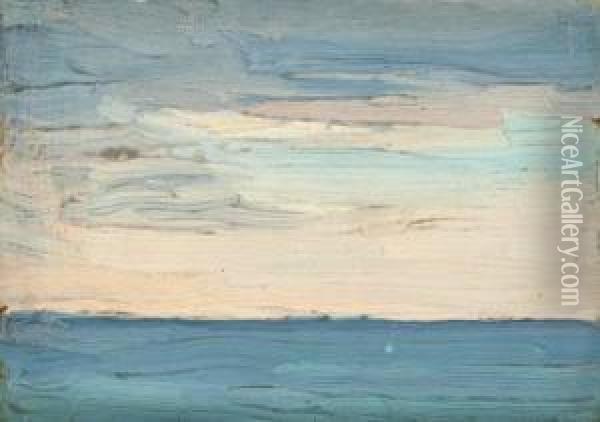 Untitled - The Open Sea Oil Painting - Morton Livingston Schamberg