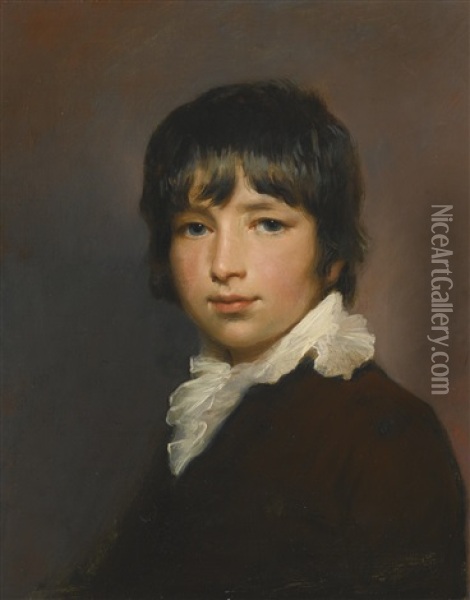 Portrait Of Master Henry Monro Oil Painting - John Opie