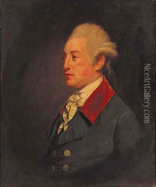 Portrait of a gentleman Oil Painting - Francis Cotes