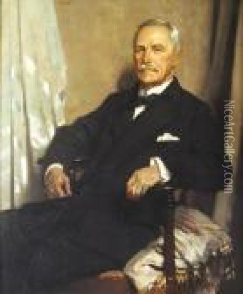 Portrait Of Lord Lawrence Of Kingsgate Oil Painting - Sir William Newenham Montague Orpen