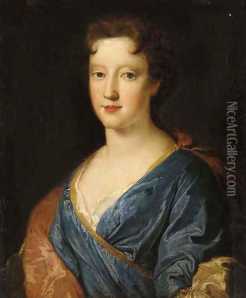 Portrait of a lady Oil Painting - Henri Gascars