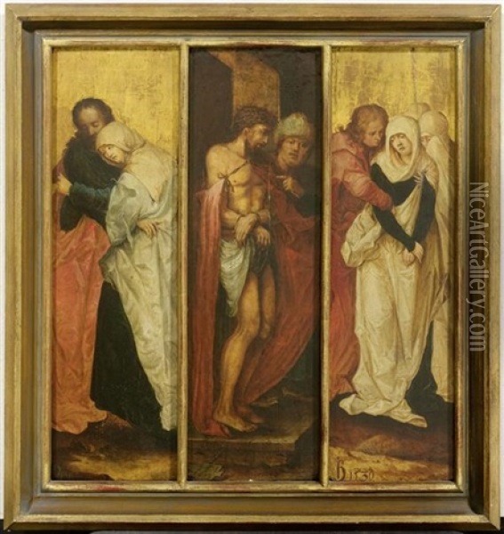 Drei Tafeln Zur Passion Christi Oil Painting - Joseph Marcus (Hoermann) Hermann