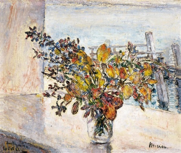 Bouquet Oil Painting - George Morren