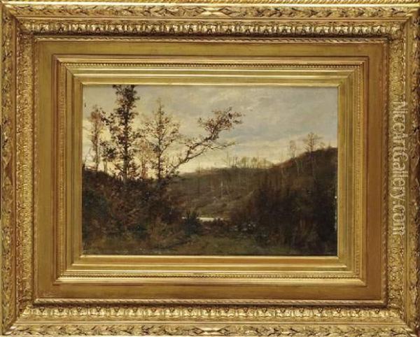 Paysage D'automne Oil Painting - Auguste Allonge