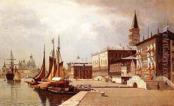 Venice at Midday Oil Painting - John Joseph Enneking