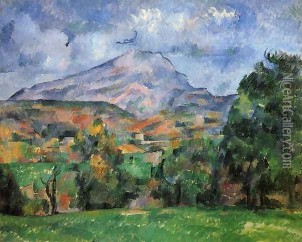 Mountain Saint-Victoire 2 Oil Painting - Paul Cezanne
