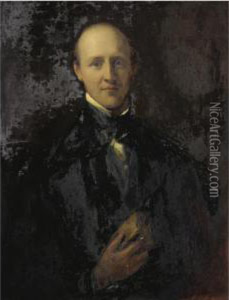 Portrait Of The John Duke Coleridge, Later 1st Baron Coleridge (1820-1894) Oil Painting - William Boxall