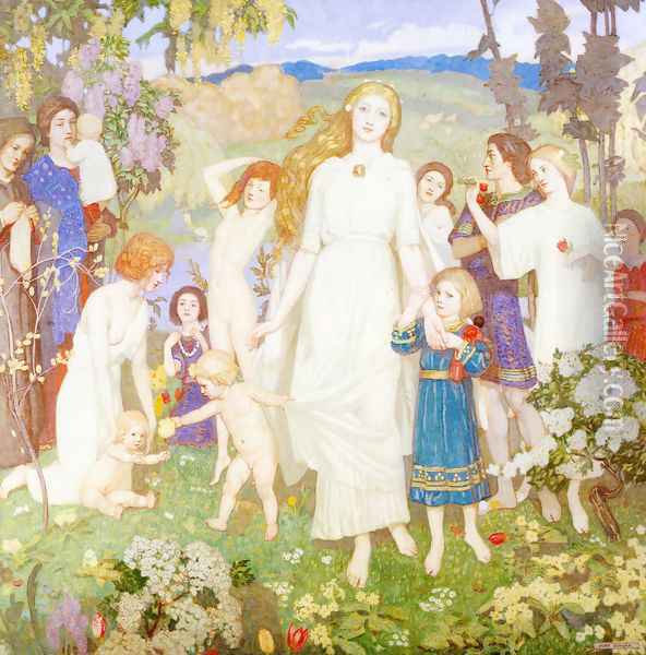The Coming of Bride Oil Painting - John Duncan