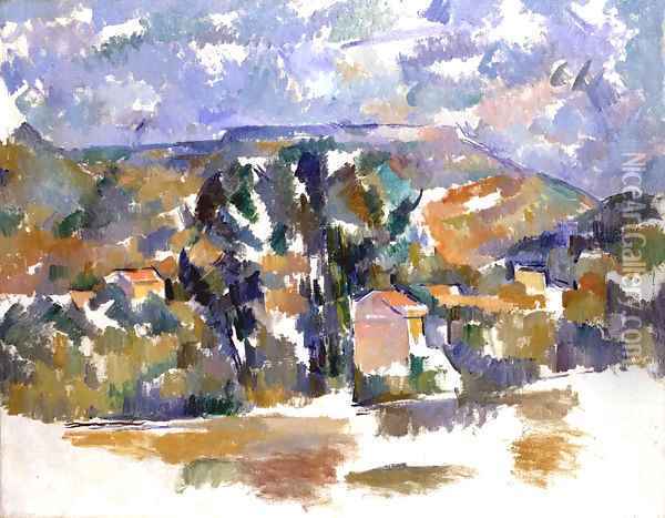 The Mont de Cengle Oil Painting - Paul Cezanne