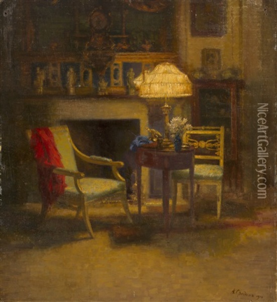 Interior Oil Painting - Alexander Valentinovich Sredin