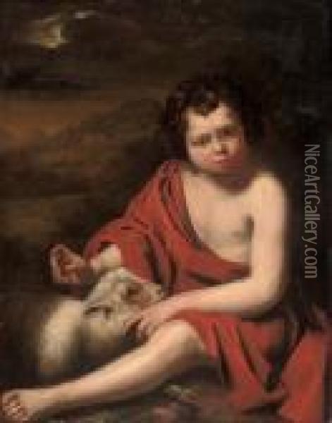 Saint John The Baptist Oil Painting - Jan or Joan van Noordt