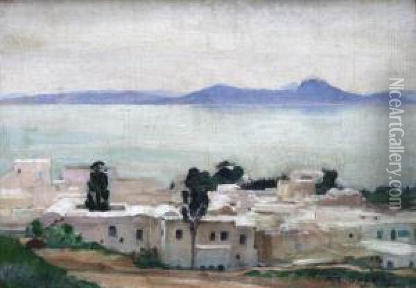 Sidi-bou-said Oil Painting - Paul Elie Dubois