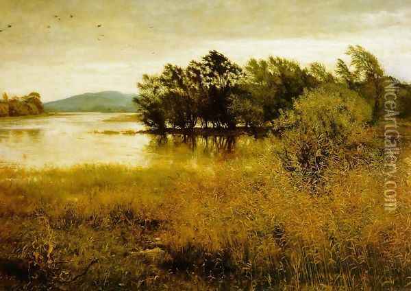 Chill October Oil Painting - Sir John Everett Millais