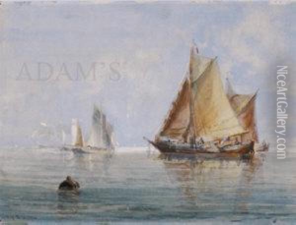 Sailing Boats Oil Painting - Edwin Hayes