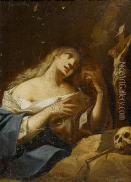 Saint Mary Magdalene Oil Painting - Pietro Antonio Magatti