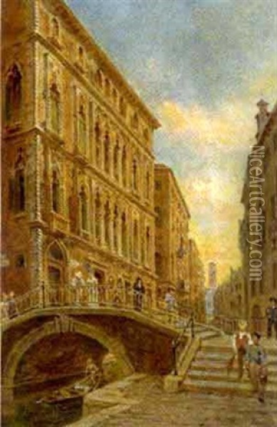 Motiv Aus Venedig Oil Painting - Franz Alt