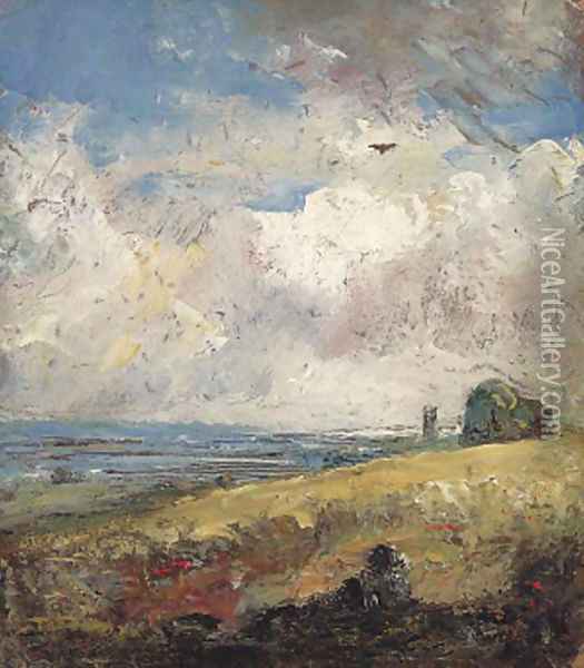 The Skylark, Dedham Oil Painting - John Constable