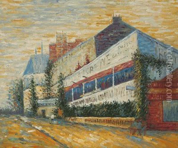 Restaurant De La Sirene At Asnieres Oil Painting - Vincent Van Gogh