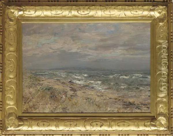 On The Shore Oil Painting - William Arthur Garrick