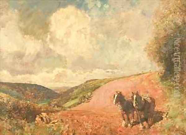 The Red Soil of Devon Oil Painting - E. and Freyburg, F.P. Bucknall