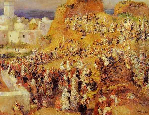 Arab Festival In Algiers Aka The Casbah Oil Painting - Pierre Auguste Renoir