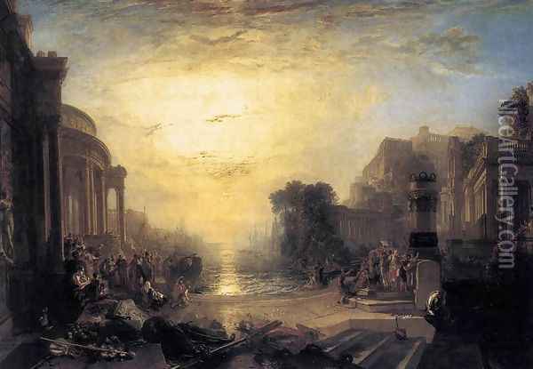 The Decline of the Carthaginian Empire 1817 Oil Painting - Joseph Mallord William Turner