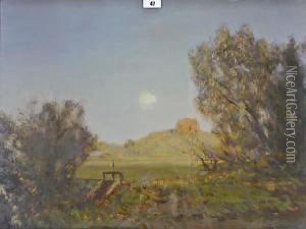 Autumn Evening, Dundonald Oil Painting - Walter McAdam