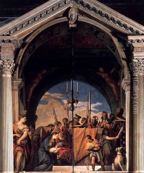 Presentation in the Temple Oil Painting - Paolo Veronese (Caliari)