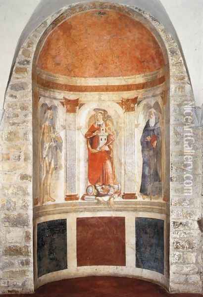 Apse Fresco Oil Painting - Domenico Ghirlandaio