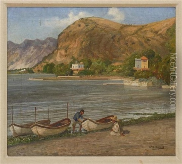 Lago De Chapala Oil Painting - Leandro Izaguirre