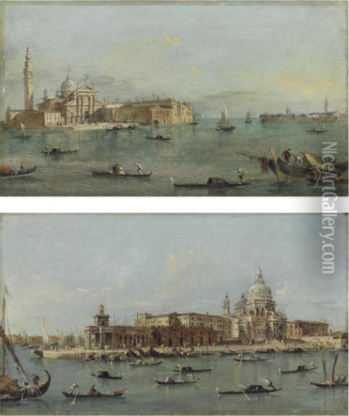 The Island Of San Giorgio Maggiore, Venice Oil Painting - Francesco Guardi