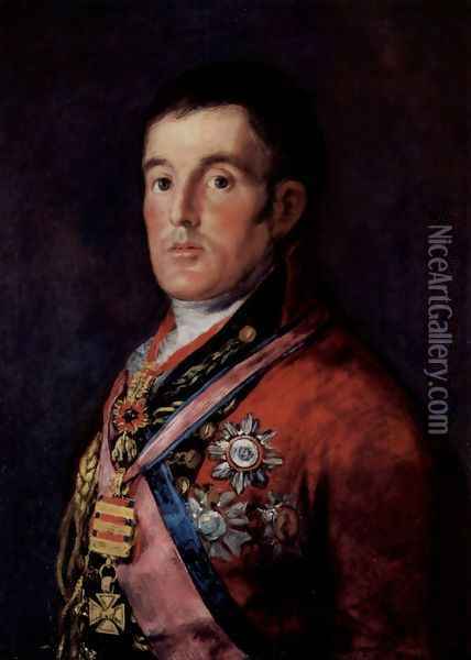 The Duke of Wellington Oil Painting - Francisco De Goya y Lucientes