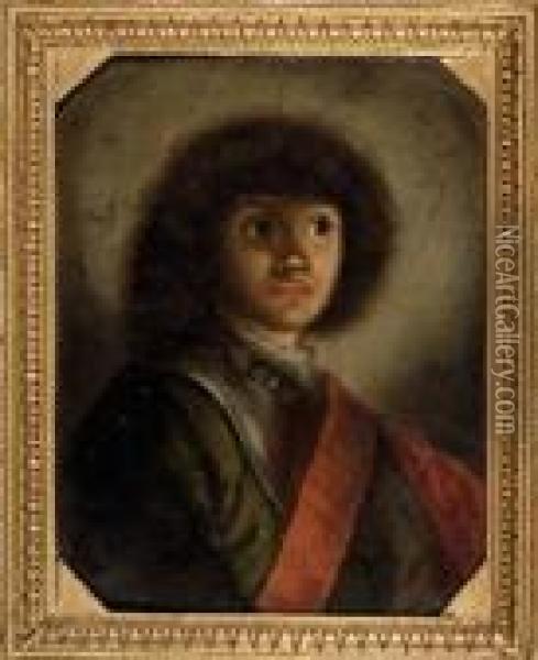 Portrat Eines Jungenmannes Mit Roter Scharpe Oil Painting - Rembrandt Van Rijn