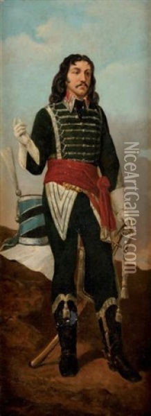Le General Francois-severin Marceau Oil Painting - Francois Bouchot