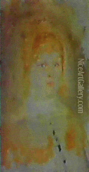 Frau Boer Konow Oil Painting - Edvard Munch